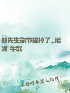 祁先生你节操掉了